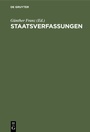 Cover: Staatsverfassungen - De Gruyter Oldenbourg