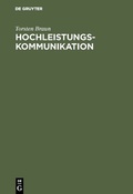 Cover: Hochleistungskommunikation - De Gruyter Oldenbourg