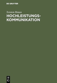 Abbildung von: Hochleistungskommunikation - De Gruyter Oldenbourg