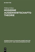 Cover: Moderne Au&szlig;enwirtschaftstheorie - De Gruyter Oldenbourg