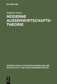 Abbildung von: Moderne Außenwirtschaftstheorie - De Gruyter Oldenbourg