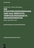 Cover: Erg&auml;nzungsband und Gesamtregister - De Gruyter