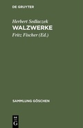 Cover: Walzwerke - De Gruyter