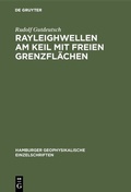 Cover: Rayleighwellen am Keil mit freien Grenzfl&auml;chen - De Gruyter