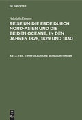 Cover: Inclinationen und Intensit&auml;ten, Declinationsbeobachtungen auf der See, periodische Declinationsver&auml;nderungen - De Gruyter