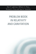 Cover: Problem Book in Relativity and Gravitation - Princeton University Press