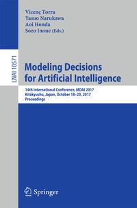 Enlarge image Cover: Modeling Decisions for Artificial Intelligence - Springer