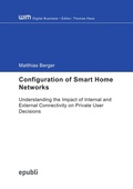 Cover: WIM Digital Business / Configuration of Smart Home Networks - epubli
