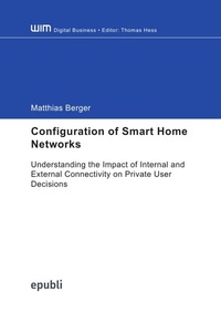 Enlarge image Cover: WIM Digital Business / Configuration of Smart Home Networks - epubli