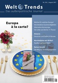 Cover: Europa &agrave; la carte? - WeltTrends