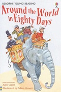 Cover: Around the World in Eighty Days - Usborne Books