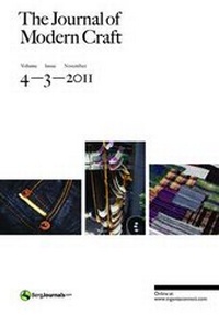 Enlarge image Cover: The Journal of Modern Craft: Volume 4, Issue 3 - Berg Publishers