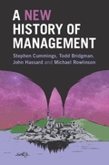 Cover: A New History of Management - Cambridge University Press