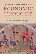 Cover: A Brief History of Economic Thought - Cambridge University Press