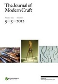 Cover: Journal of Modern Craft: Issue 3 - Berg Publishers