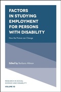 Cover: Factors in Studying Employment for Persons with Disability - Emerald Publishing Limited