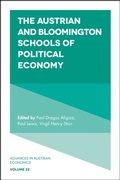 Cover: The Austrian and Bloomington Schools of Political Economy - Emerald Publishing Limited