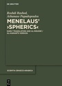 Cover: Menelaus' >Spherics< - De Gruyter