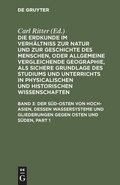 Cover: Der S&uuml;d-Osten von Hoch-Asien, dessen Wassersysteme und Gliederungen gegen Osten und S&uuml;den - De Gruyter