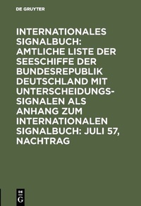 Abbildung von: Juli 57, Nachtrag - De Gruyter