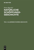 Cover: Allgemeine Stammes-Geschichte - De Gruyter