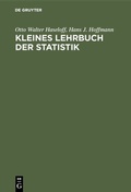 Cover: Kleines Lehrbuch der Statistik - De Gruyter