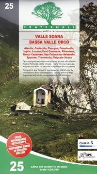 Abbildung von: Bassa Valle Orco - Val Soana: 25 - Fraternali Editore