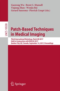 Enlarge image Cover: Patch-Based Techniques in Medical Imaging - Springer