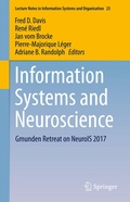 Cover: Information Systems and Neuroscience - Springer