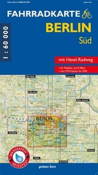 Bild vergrößern Bild: Fahrradkarte Berlin Süd - grünes herz