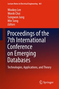 Enlarge image Cover: Proceedings of the 7th International Conference on Emerging Databases - Springer