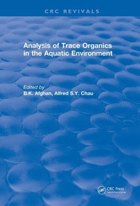 Abbildung von: Analysis of Trace Organics in the Aquatic Environment - CRC Press