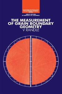 Enlarge image Cover: The Measurement of Grain Boundary Geometry - CRC Press