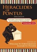 Cover: Heraclides of Pontus - Routledge