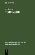 Abbildung von: Tierkunde - De Gruyter
