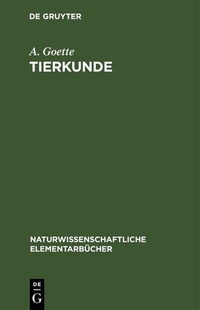 Abbildung von: Tierkunde - De Gruyter