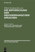 Cover: Hethitisch und "kleinasiatische" Sprachen - De Gruyter Mouton