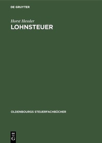 Abbildung von: Lohnsteuer - De Gruyter Oldenbourg