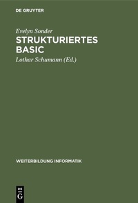 Abbildung von: Strukturiertes BASIC - De Gruyter Oldenbourg