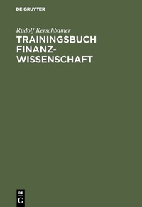 Abbildung von: Trainingsbuch Finanzwissenschaft - De Gruyter Oldenbourg