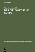 Bild: Das diplomatische Korps - De Gruyter Oldenbourg