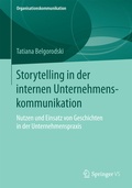 Cover: Storytelling in der internen Unternehmenskommunikation - Springer VS