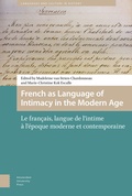 Cover: French as Language of Intimacy in the Modern Age - Amsterdam University Press