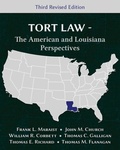 Cover: Tort Law - The American and Louisiana Perspectives, Third Revised Edition - Vandeplas Pub.