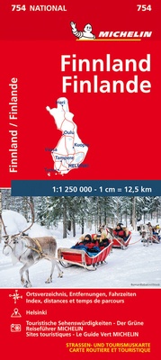 Abbildung von: Michelin Finnland - Michelin Editions des Voyages