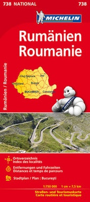 Abbildung von: Michelin Rumänien - Michelin Editions des Voyages