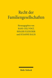 Abbildung von: Recht der Familiengesellschaften - Mohr Siebeck
