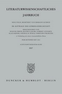 Abbildung von: Literaturwissenschaftliches Jahrbuch - fibre