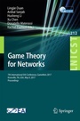 Cover: Game Theory for Networks - Springer