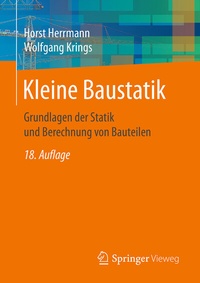 Bild vergrößern Bild: Kleine Baustatik - Springer Vieweg